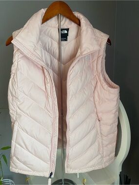 The North Face Women's Pale Pink Quilted Puffer Vest